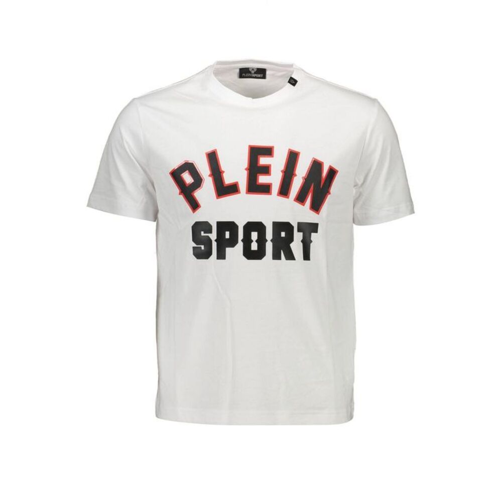 Plein Sport White Cotton Men Men's T-Shirt